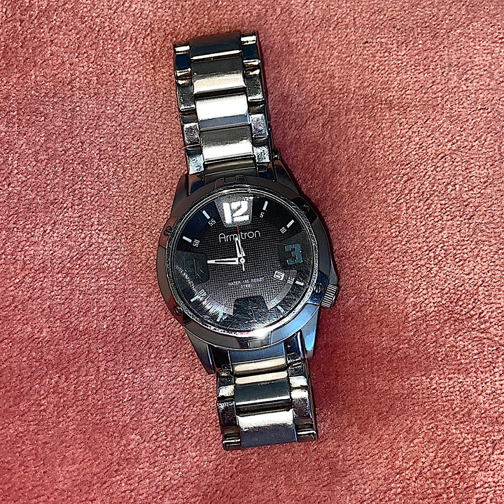 Armitron watch: water resistant lightly worn
